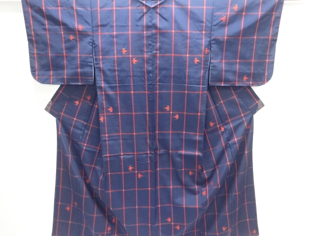 Japanese Kimono / Tsumugi Omeshi Silk